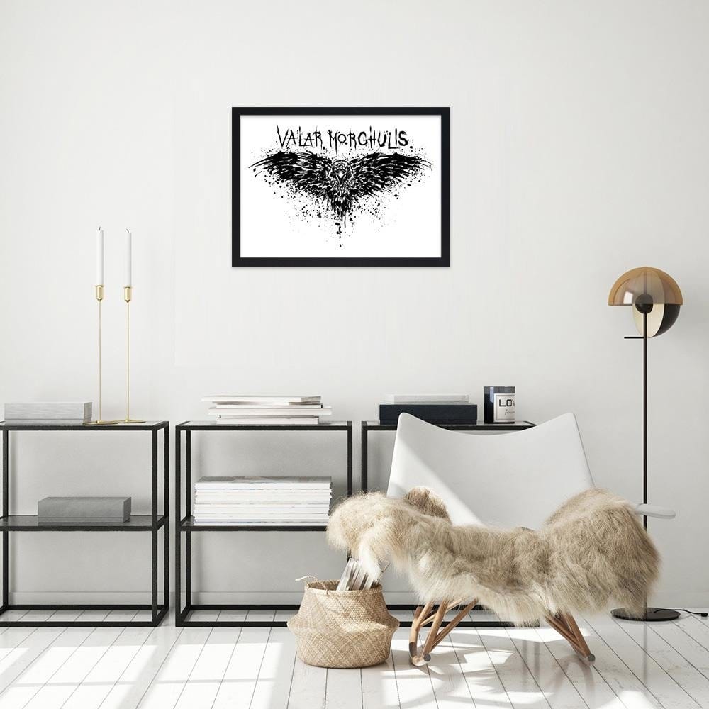 Glezna melnā rāmī - Fanart Home Trends