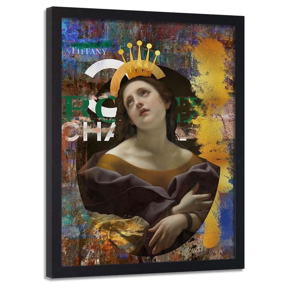 Glezna melnā rāmī - Fashion Artwork Home Trends