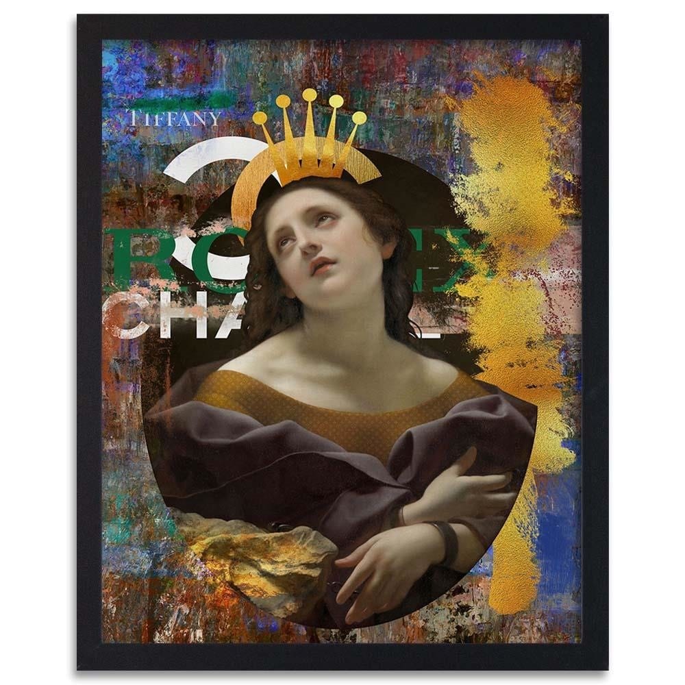 Glezna melnā rāmī - Fashion Artwork Home Trends