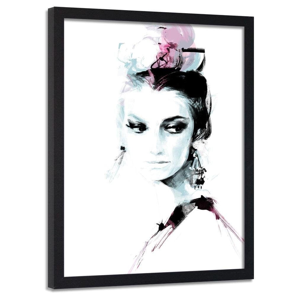 Glezna melnā rāmī - Fashion Beauty Home Trends