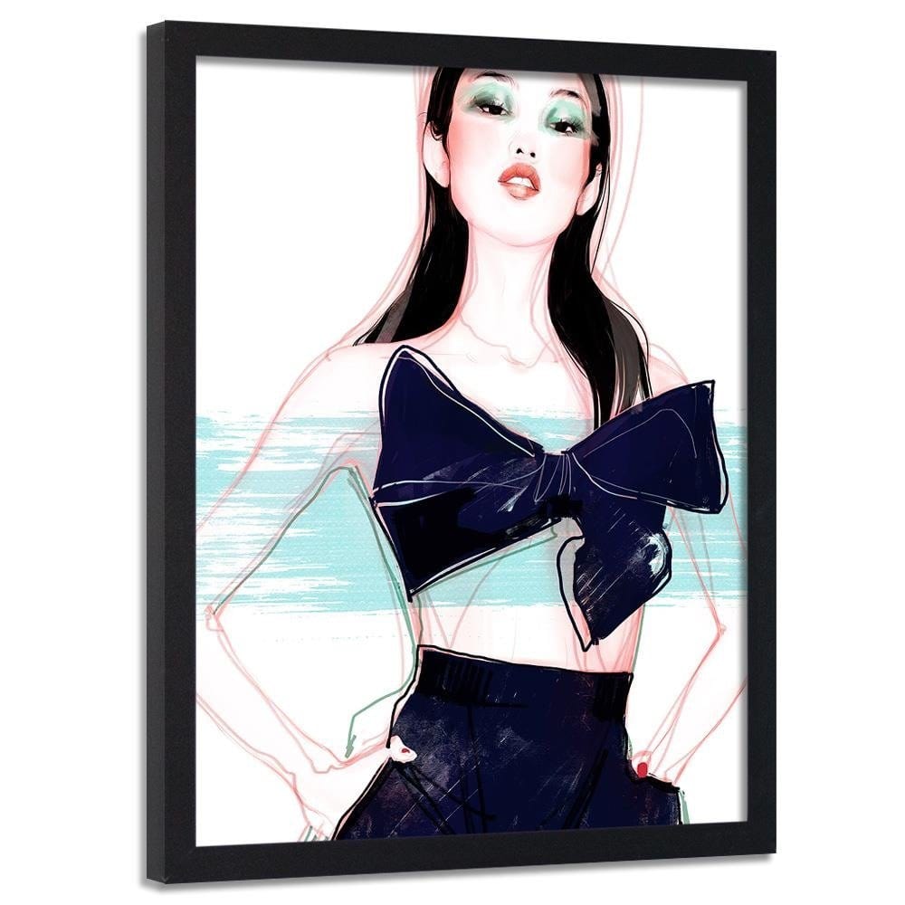 Glezna melnā rāmī - Fashion Beauty Image Home Trends