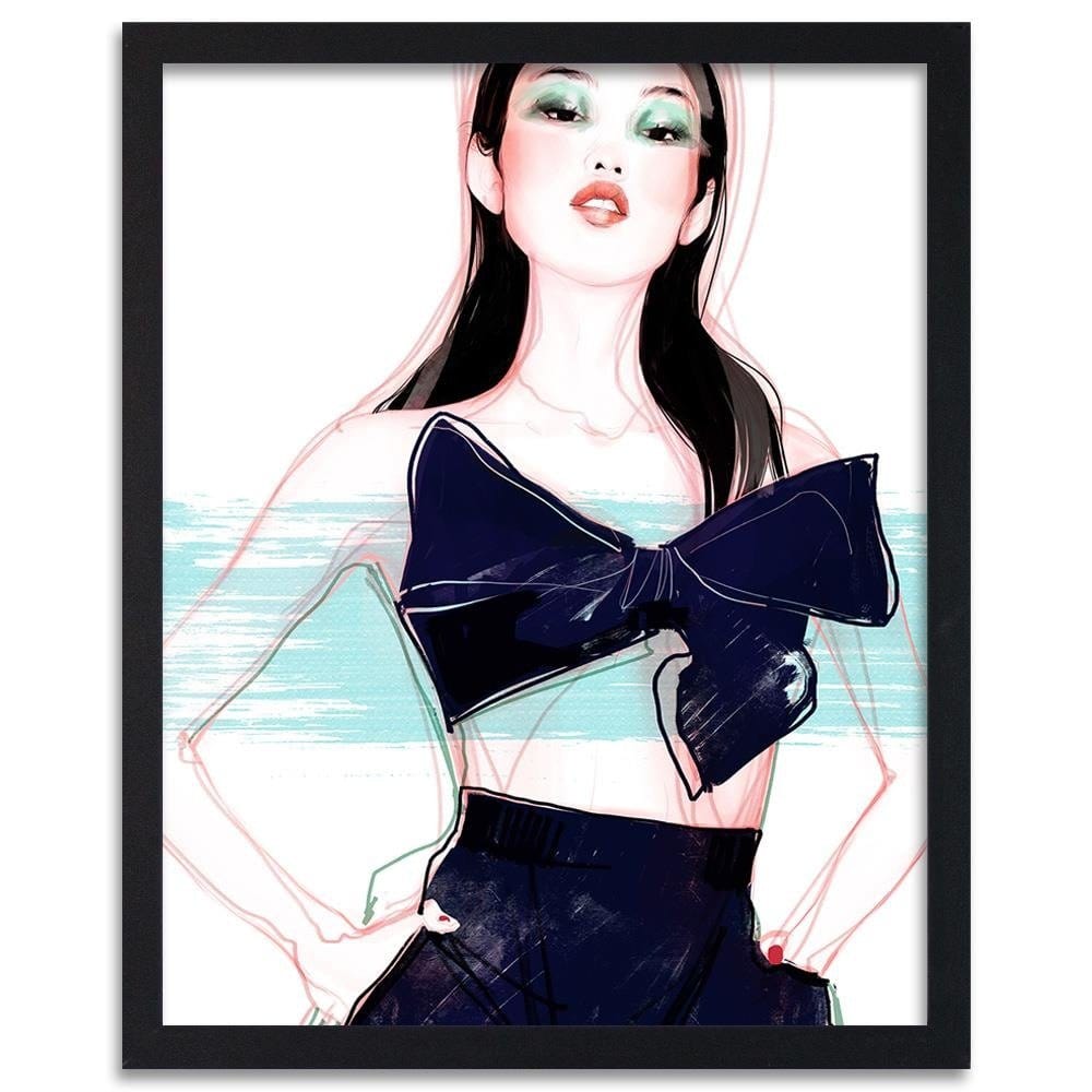 Glezna melnā rāmī - Fashion Beauty Image Home Trends