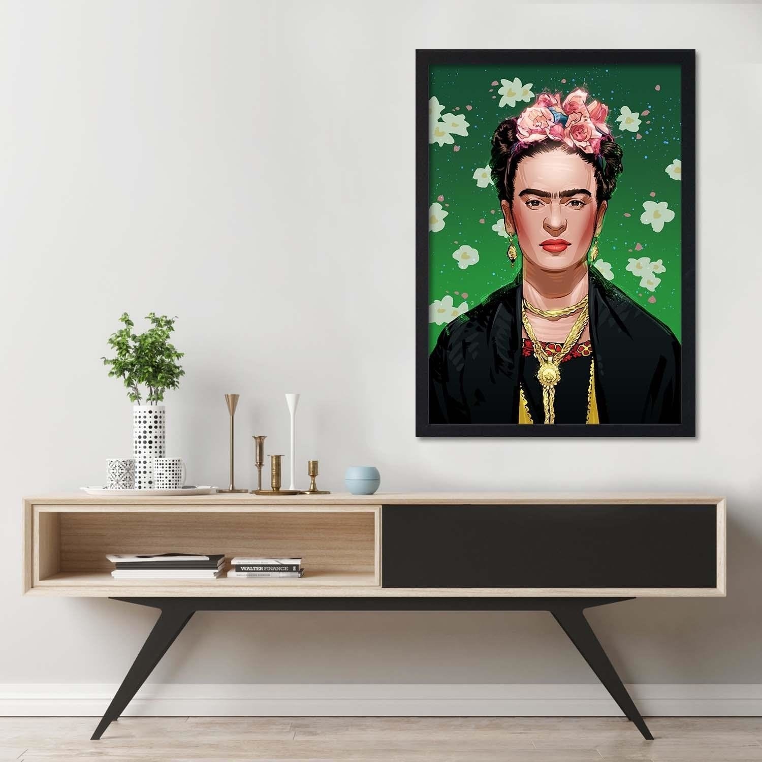 Glezna melnā rāmī - Feminist Artwork Image Home Trends