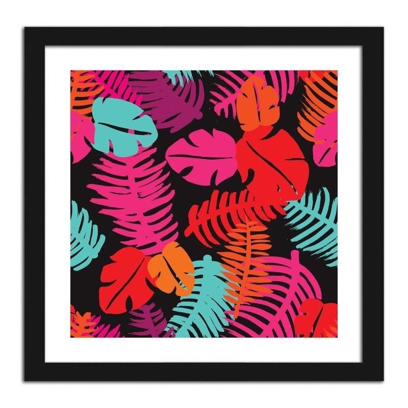 Glezna melnā rāmī - ferns 2 Home Trends