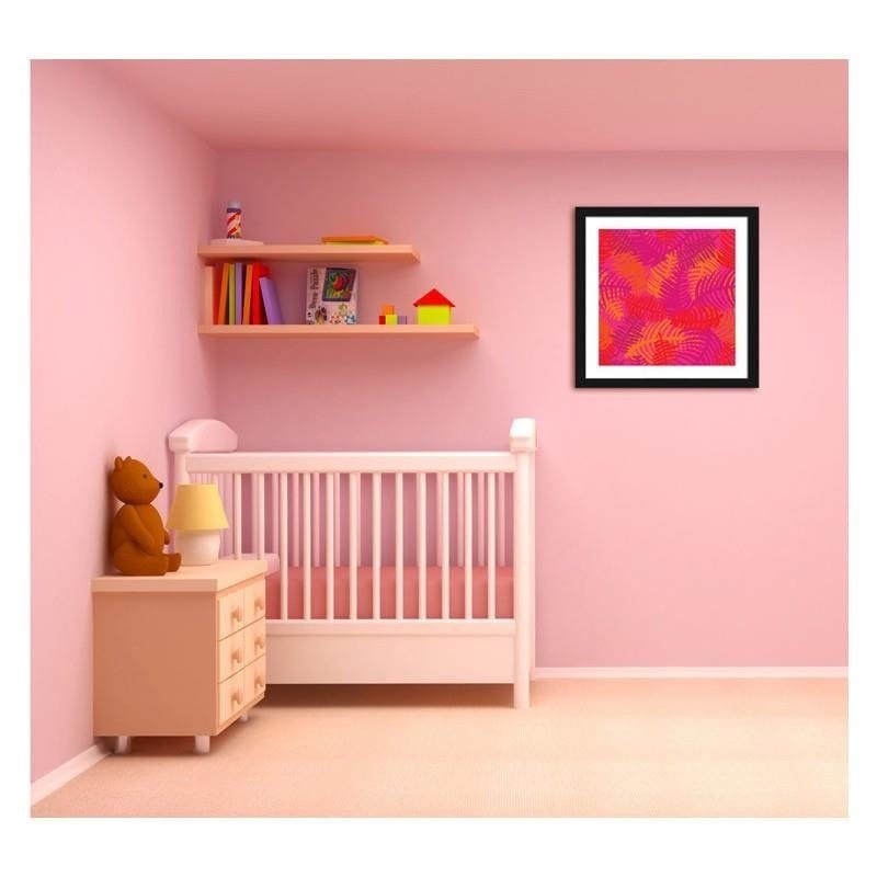 Glezna melnā rāmī - ferns Home Trends