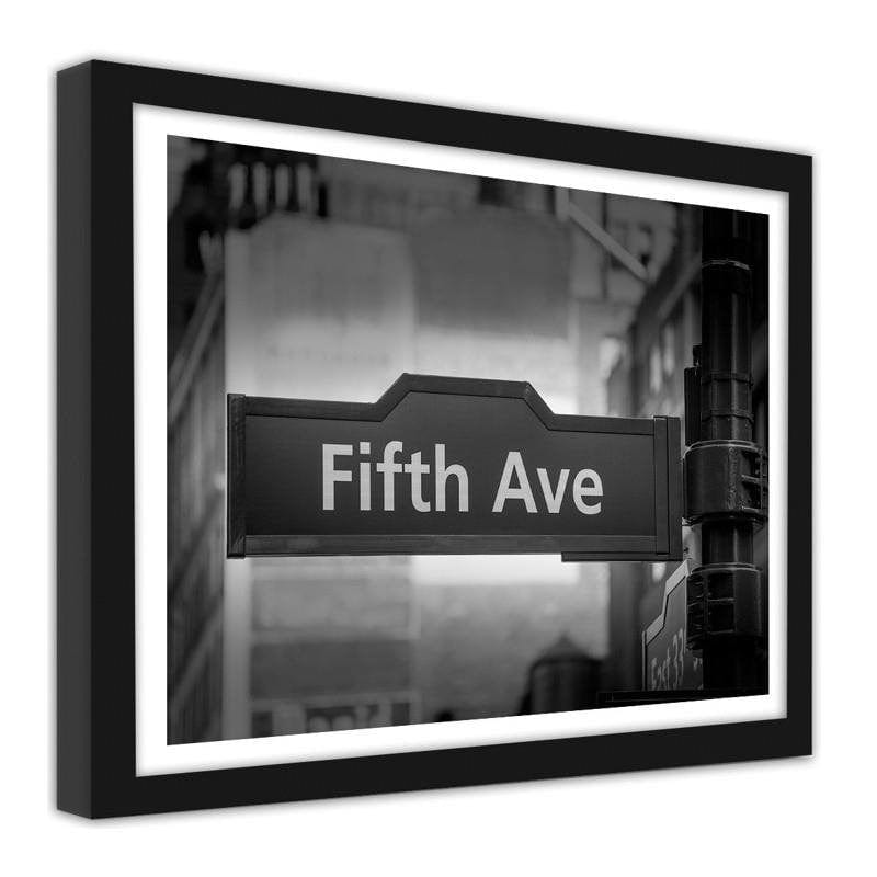 Glezna melnā rāmī - Fifth ave Home Trends