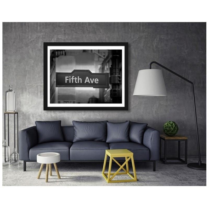 Glezna melnā rāmī - Fifth ave Home Trends