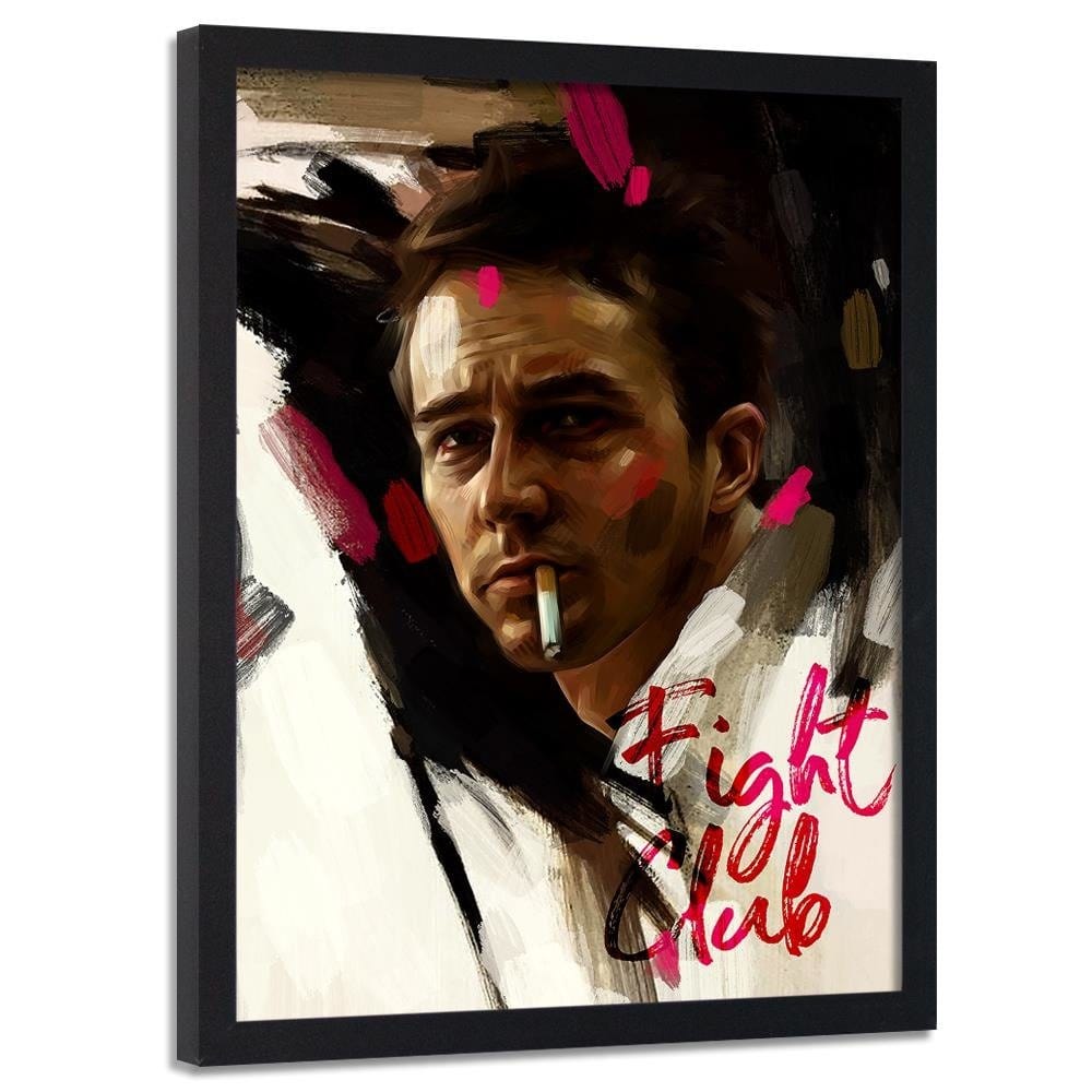 Glezna melnā rāmī - Fight Club Home Trends