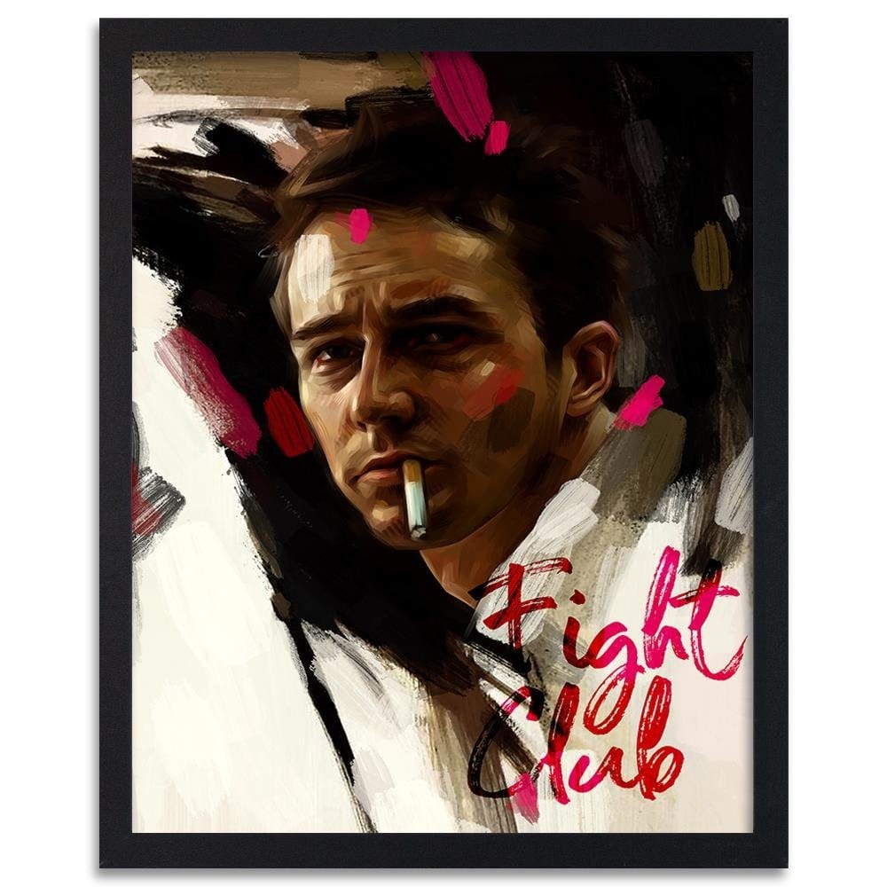 Glezna melnā rāmī - Fight Club Home Trends