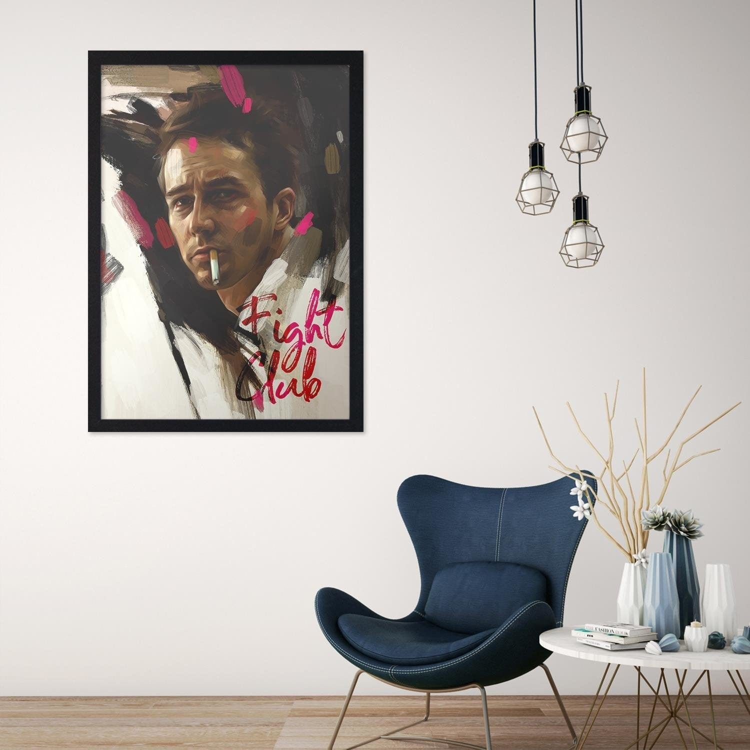 Glezna melnā rāmī - Fight Club Home Trends