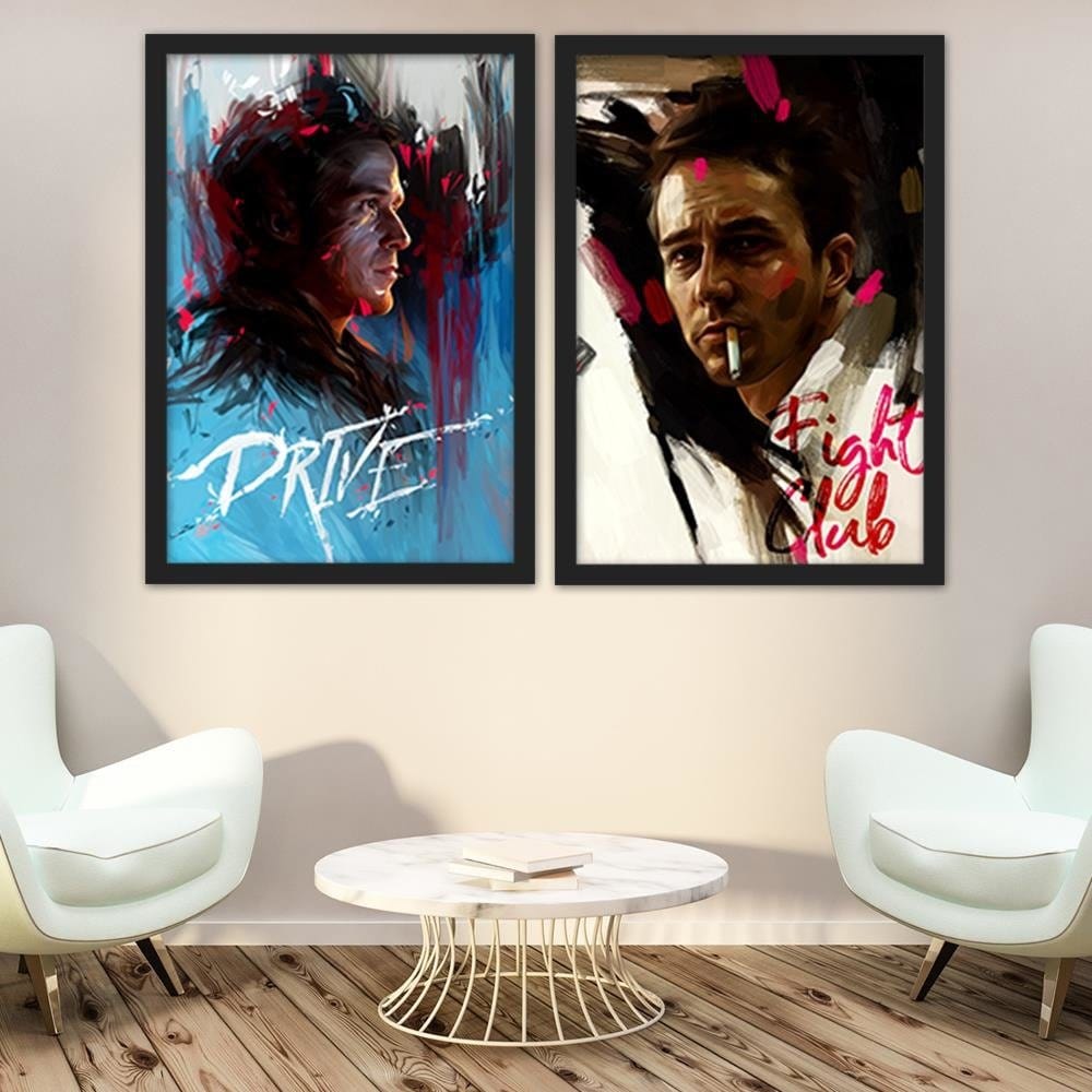 Glezna melnā rāmī - Fight Club Home Trends