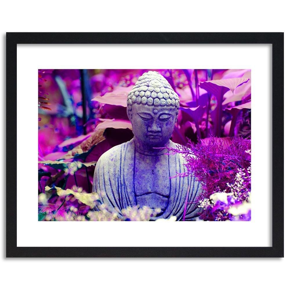 Glezna melnā rāmī - Figure Pensive Buddha Home Trends