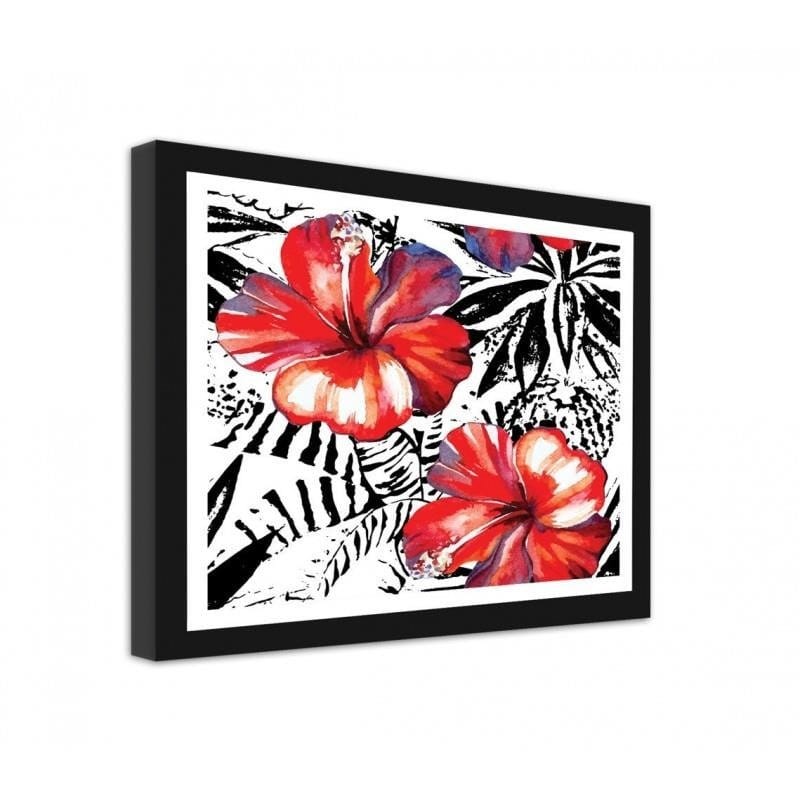 Glezna melnā rāmī - Flowers 2 Home Trends