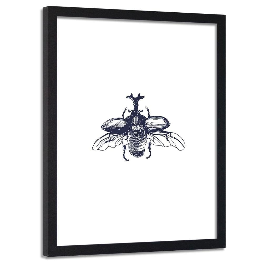 Glezna melnā rāmī - Flying Beetle Home Trends