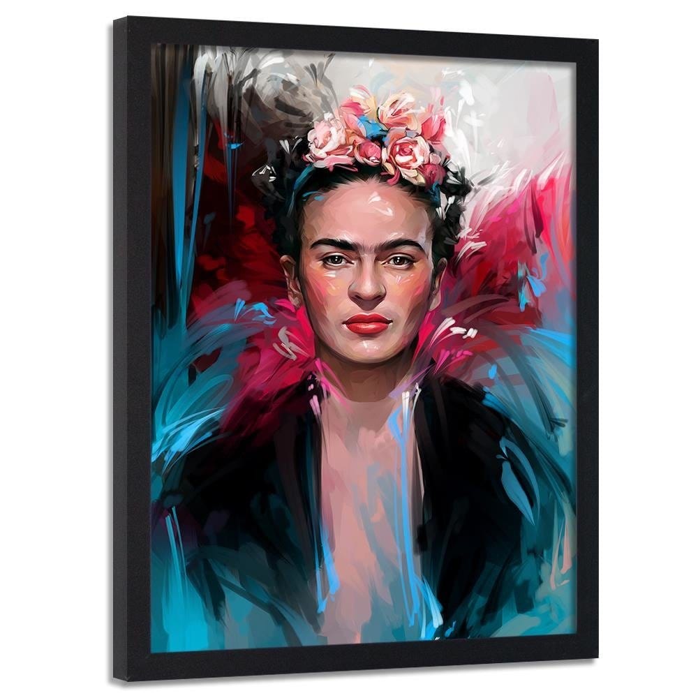 Glezna melnā rāmī - Frida Home Trends
