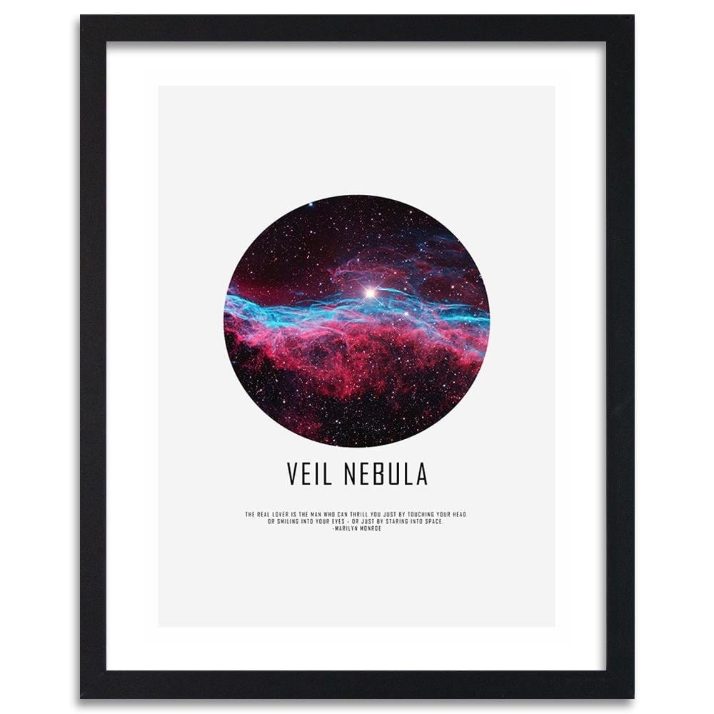 Glezna melnā rāmī - Galactic Nebula Home Trends