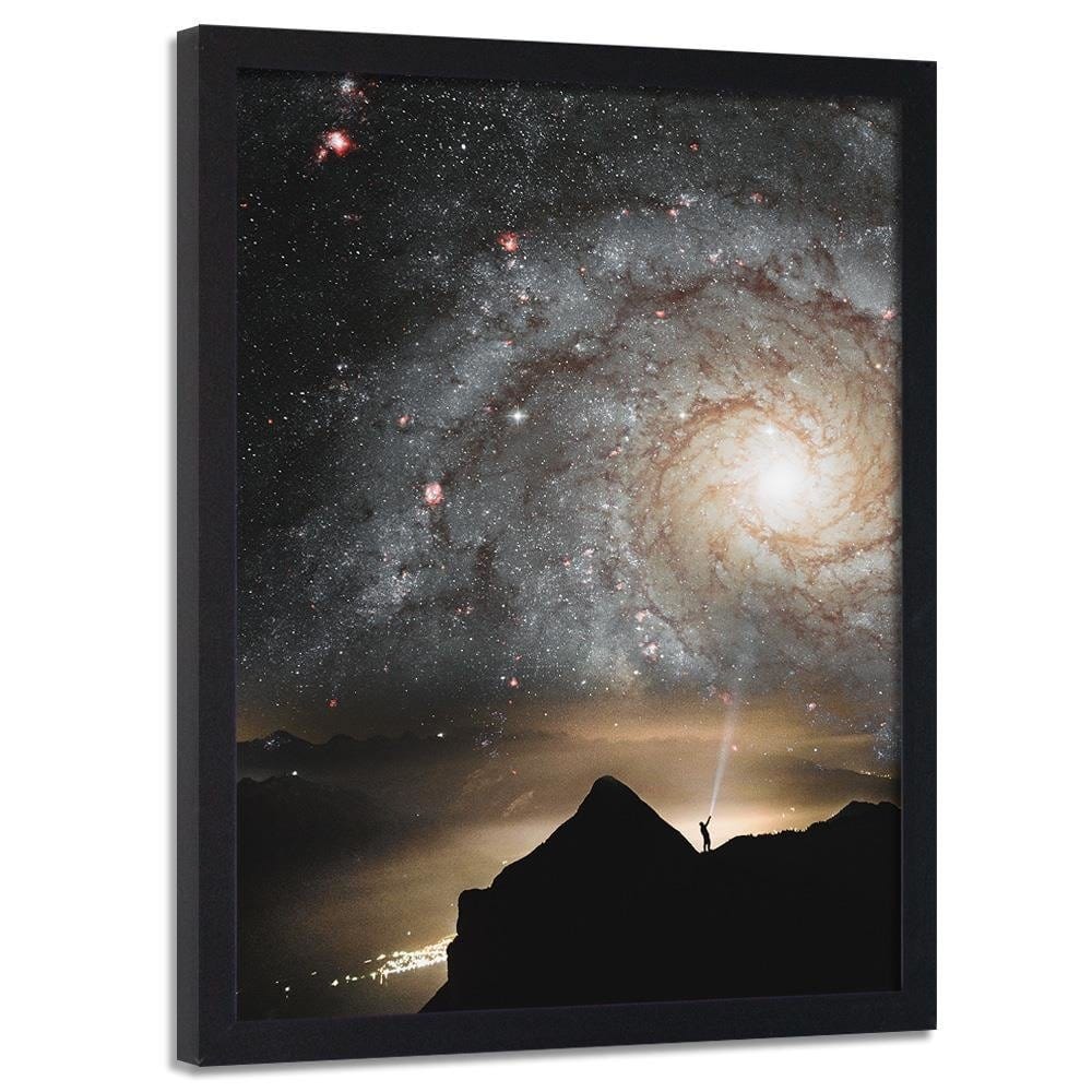 Glezna melnā rāmī - Galaxy Home Trends