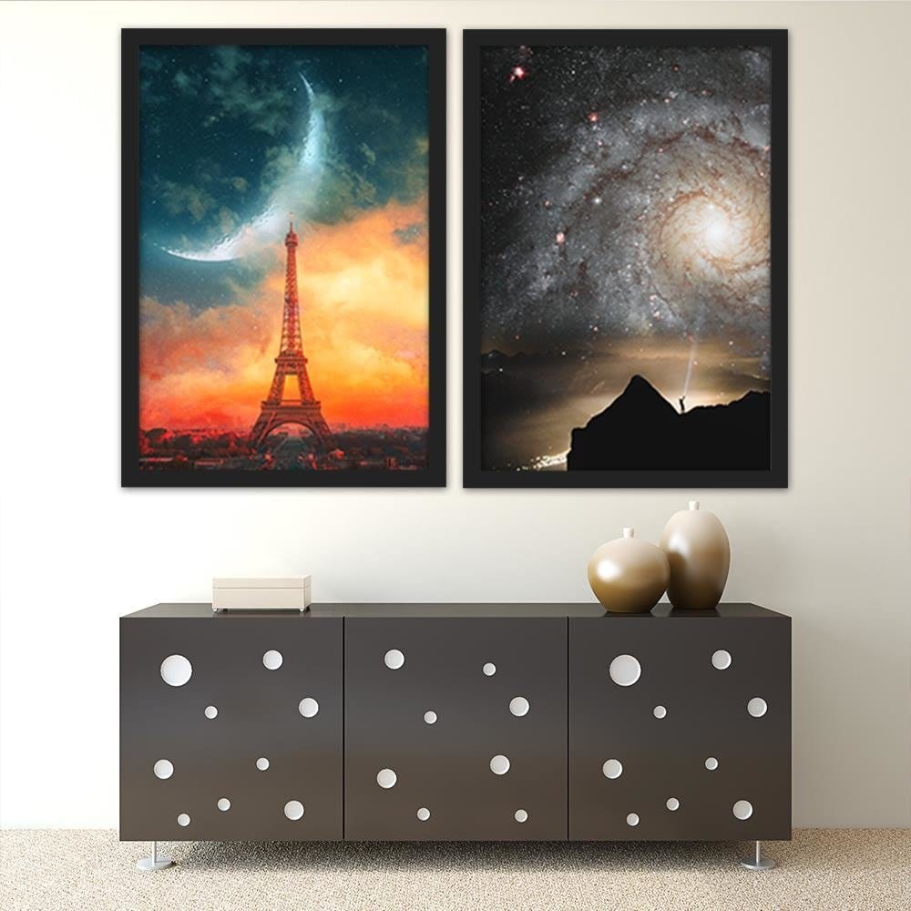 Glezna melnā rāmī - Galaxy Home Trends