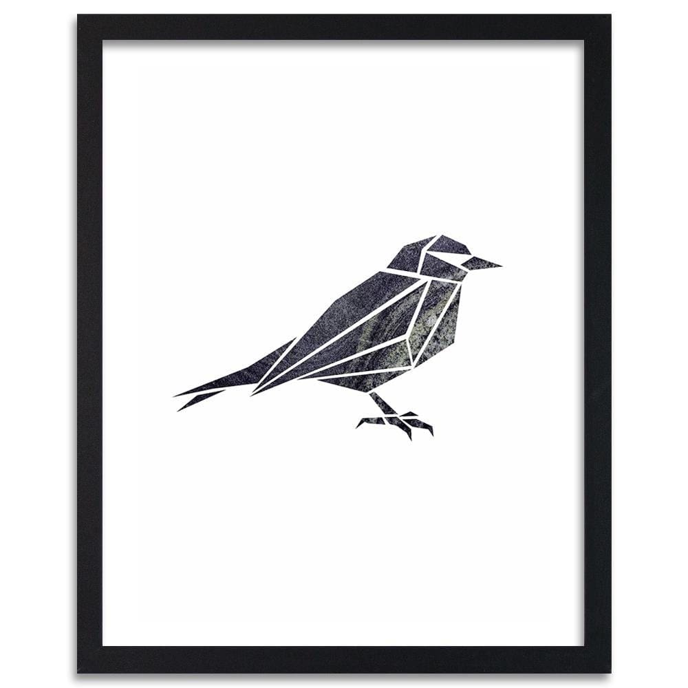 Glezna melnā rāmī - Geometric Bird 2 Home Trends