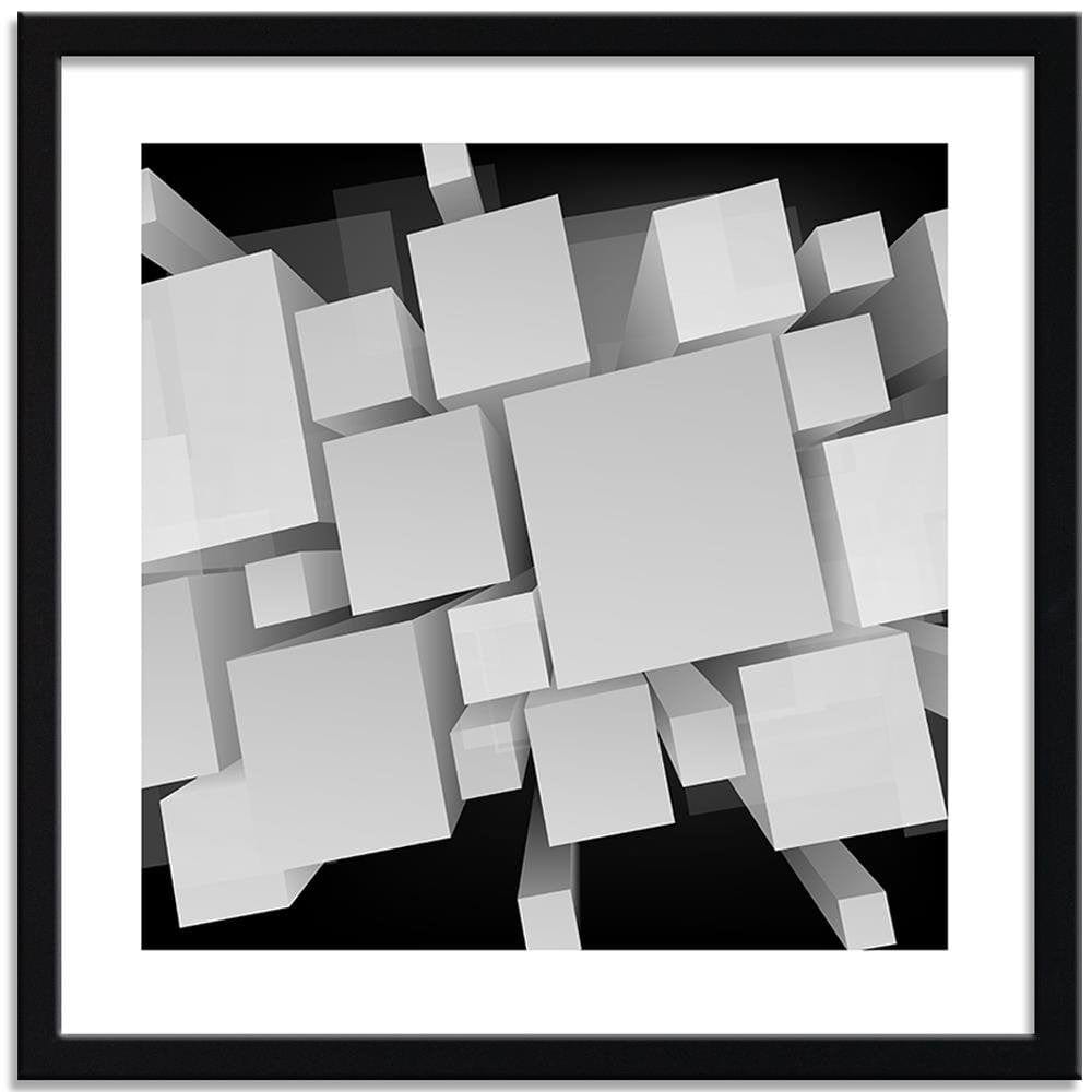 Glezna melnā rāmī - Geometric Figures 1 Home Trends