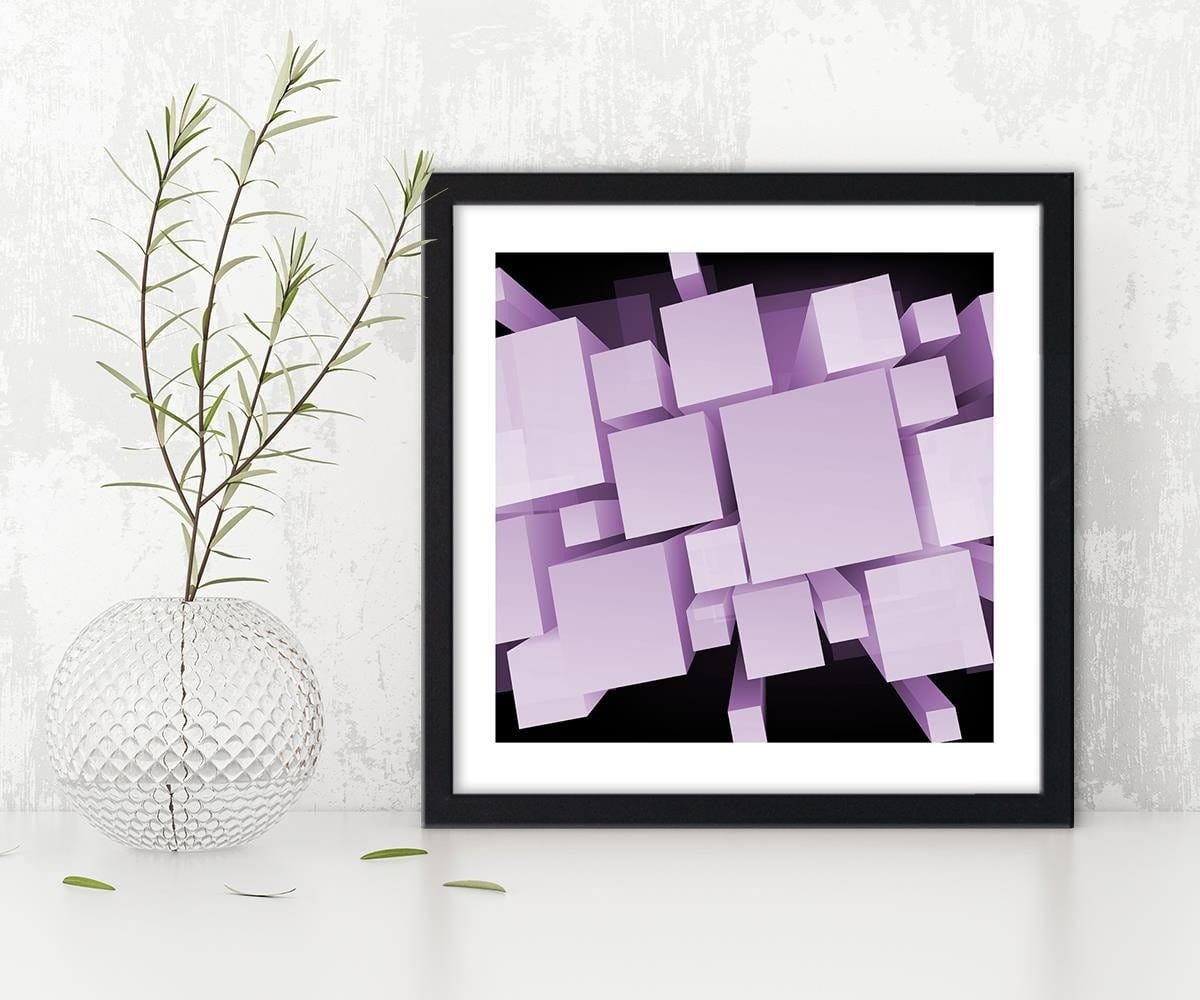 Glezna melnā rāmī - Geometric Figures 2 Home Trends