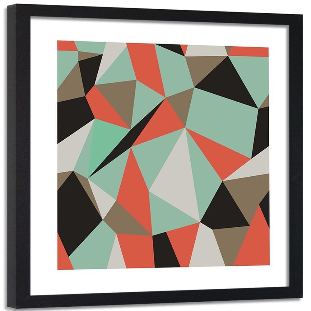 Glezna melnā rāmī - Geometric Figures - Cubism 1 Home Trends