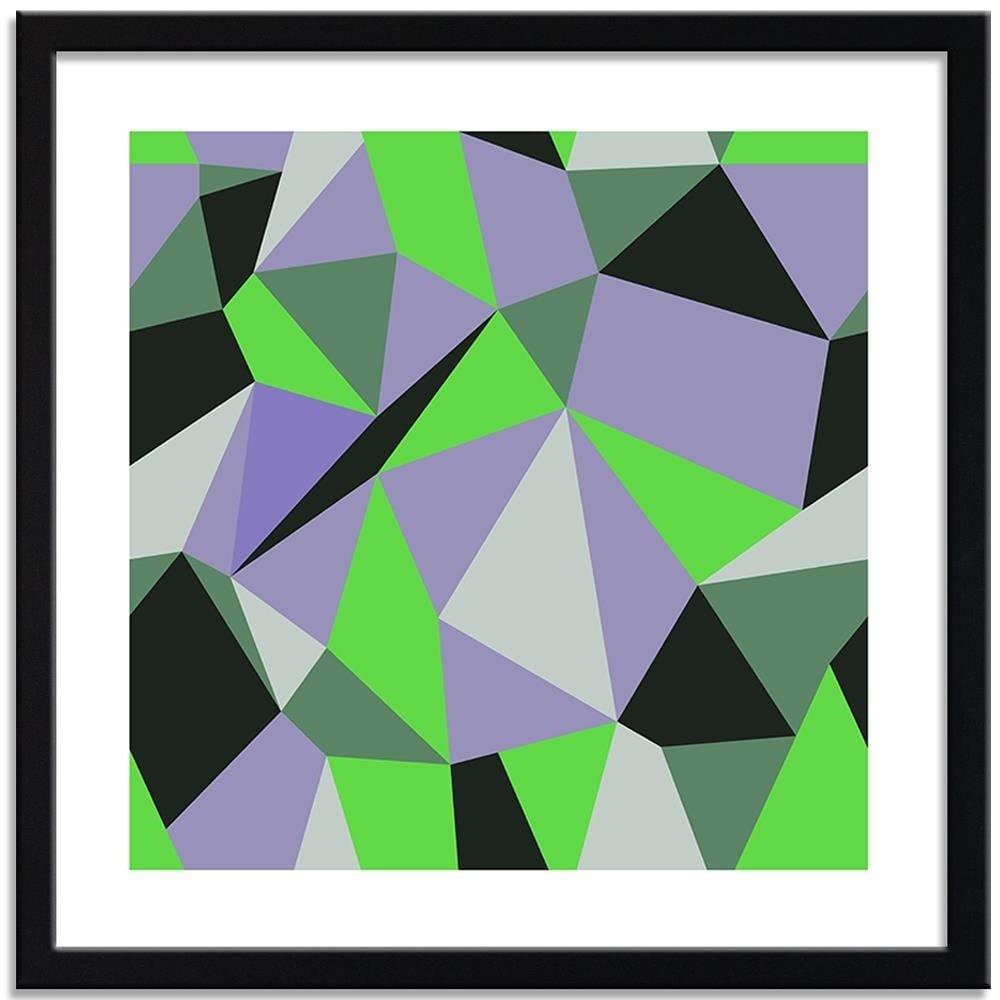 Glezna melnā rāmī - Geometric Figures - Cubism 3 Home Trends