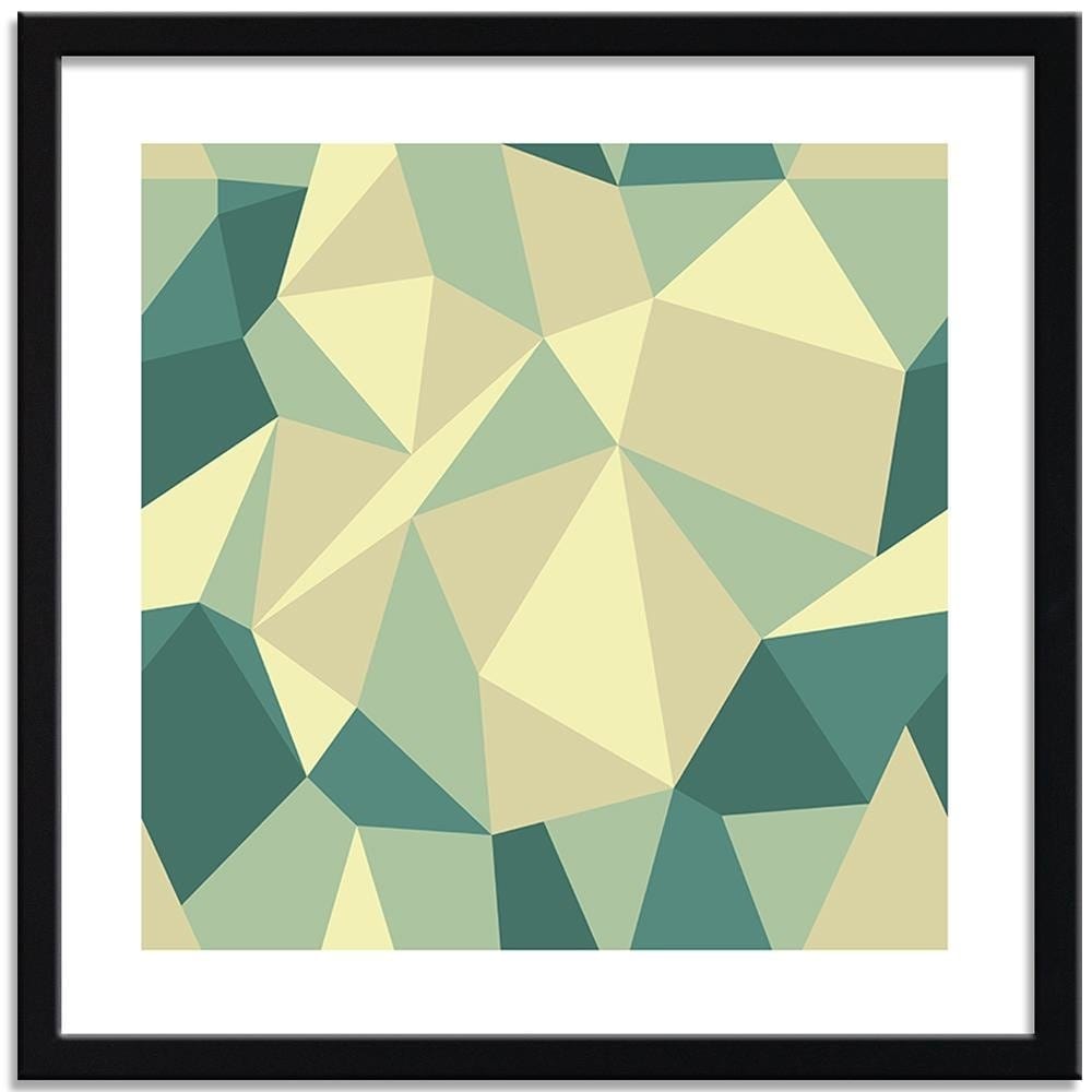 Glezna melnā rāmī - Geometric Figures - Cubism 5 Home Trends
