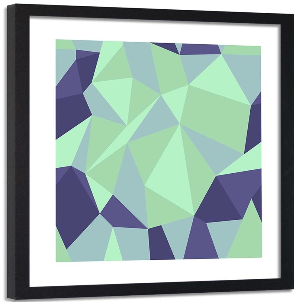 Glezna melnā rāmī - Geometric Figures - Cubism 6 Home Trends