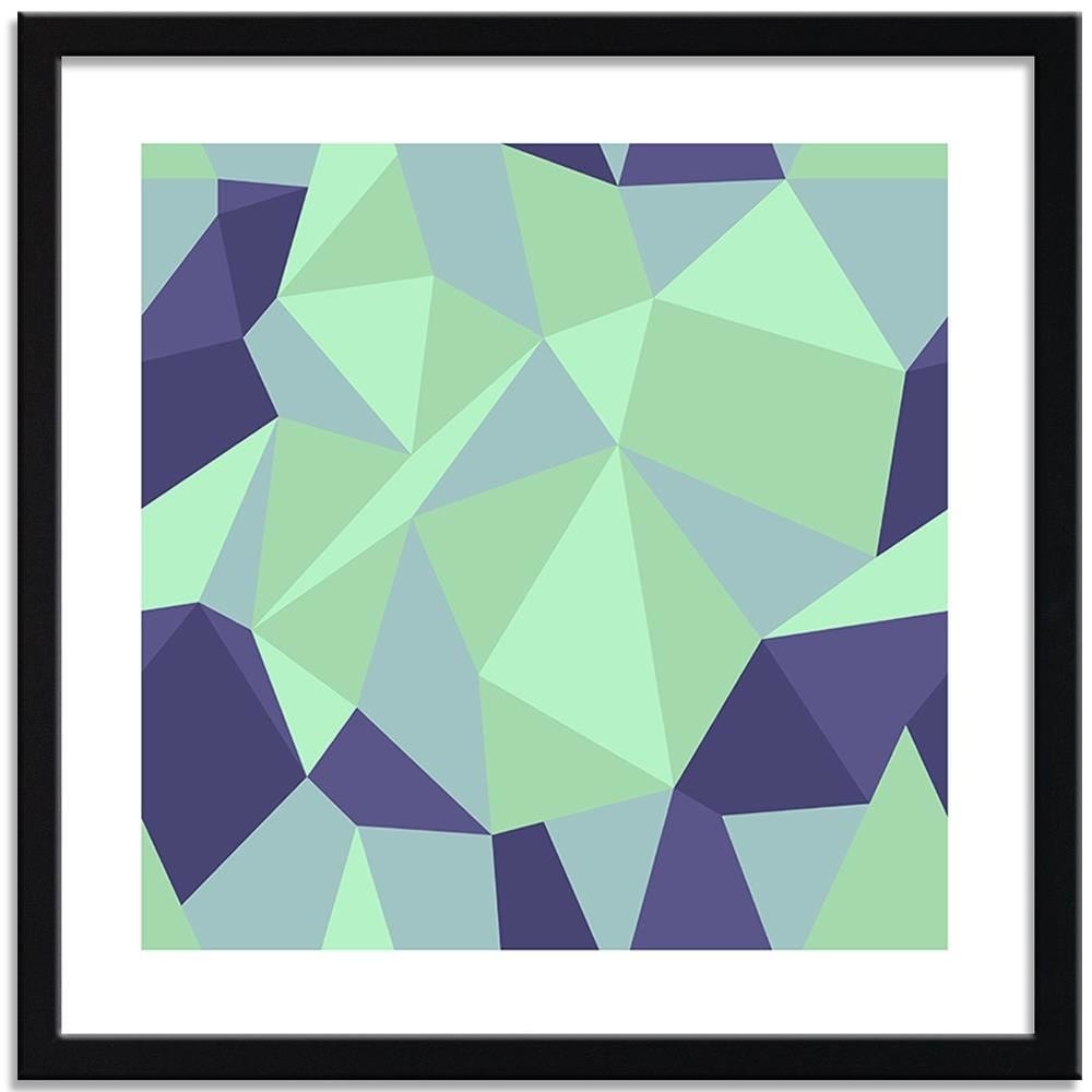 Glezna melnā rāmī - Geometric Figures - Cubism 6 Home Trends
