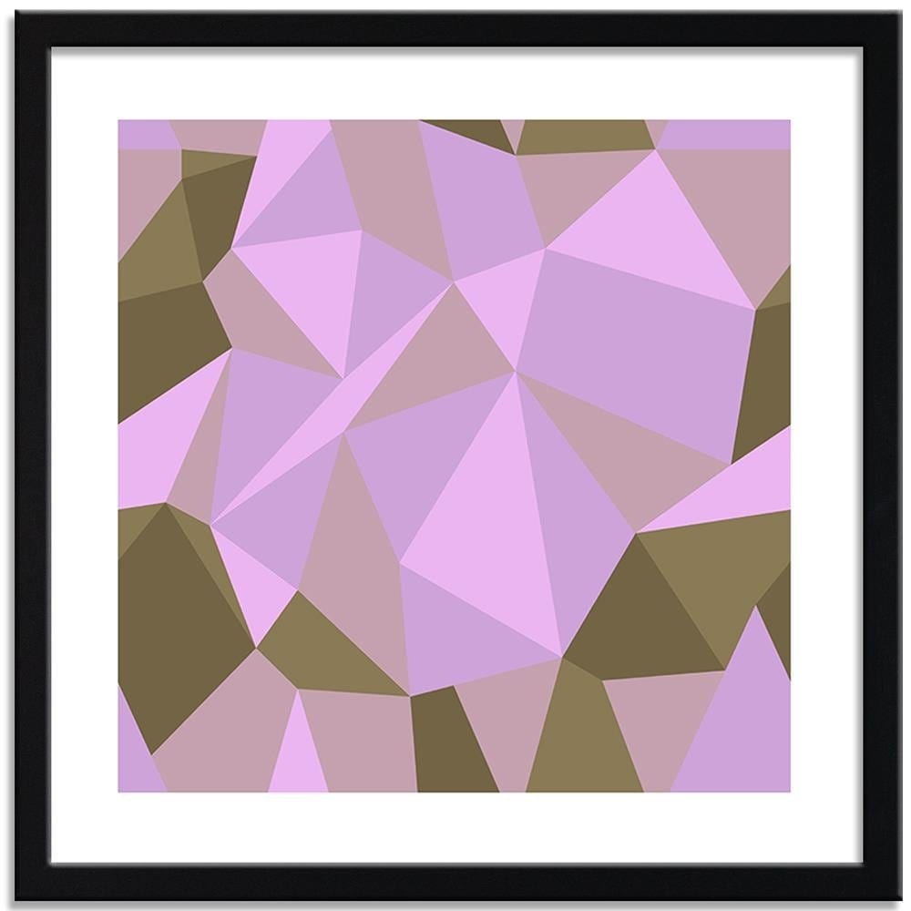 Glezna melnā rāmī - Geometric Figures - Cubism 7 Home Trends