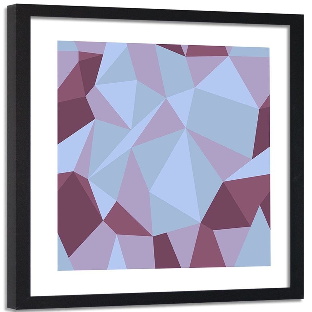 Glezna melnā rāmī - Geometric Figures - Cubism 8 Home Trends