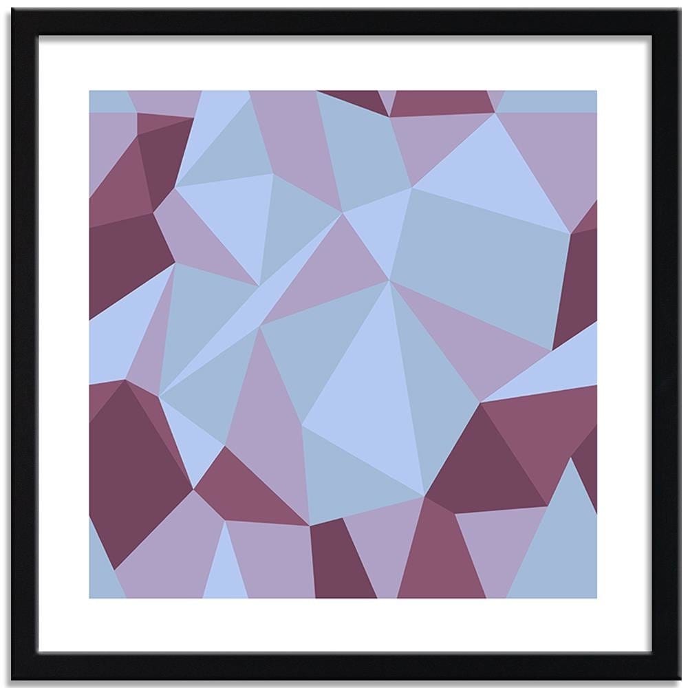 Glezna melnā rāmī - Geometric Figures - Cubism 8 Home Trends