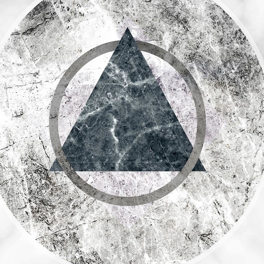 Glezna melnā rāmī - Geometric Figures Marble Home Trends