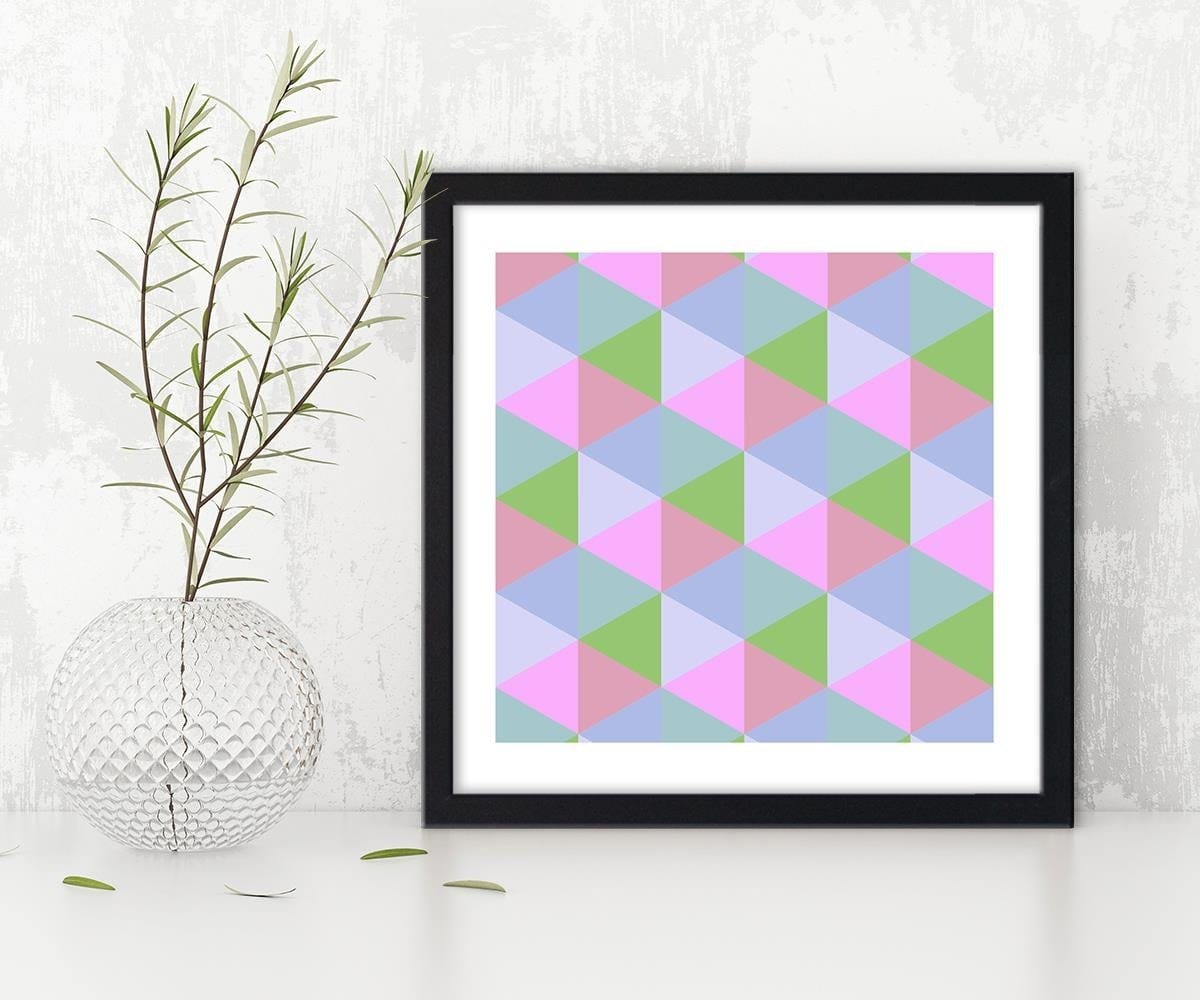 Glezna melnā rāmī - Geometric Forms 2 Home Trends