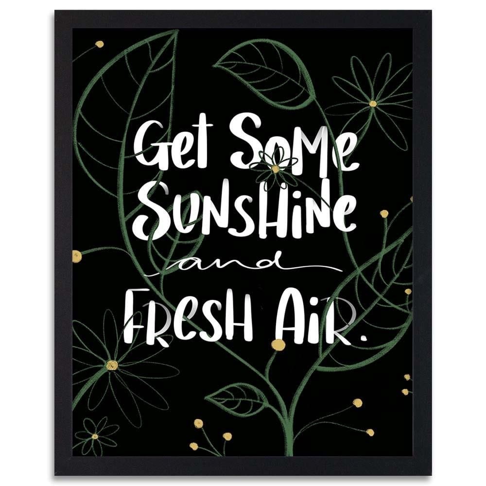 Glezna melnā rāmī - Get Some Sunshine Home Trends