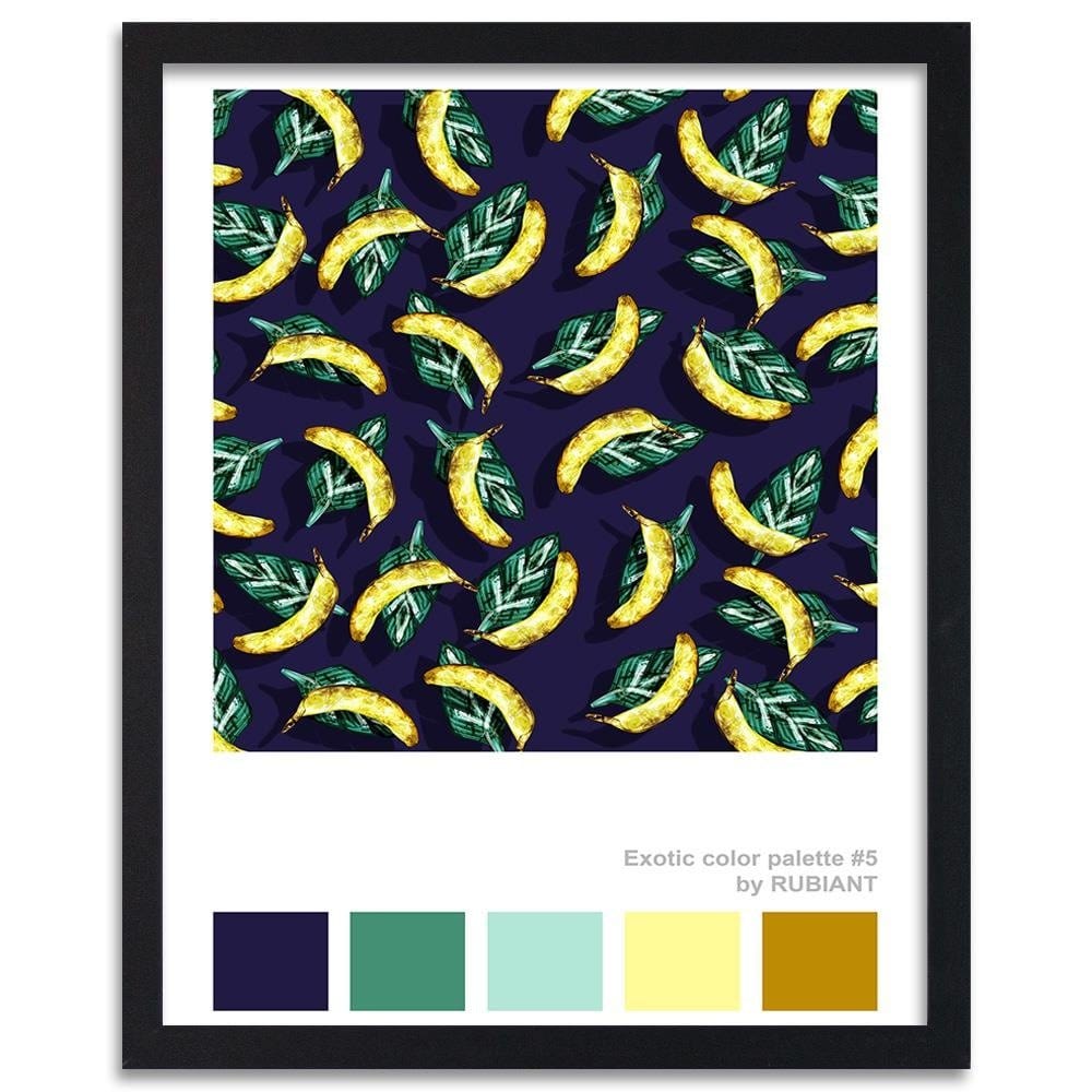 Glezna melnā rāmī - Giclée Print Yellow Home Trends