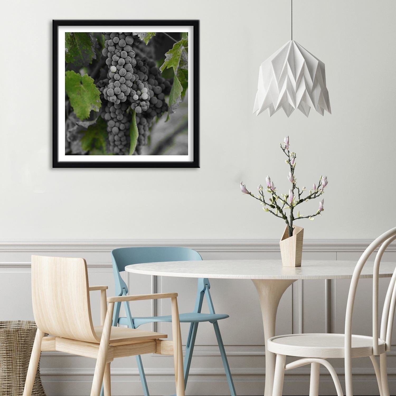 Glezna melnā rāmī - Grapes 2 Home Trends