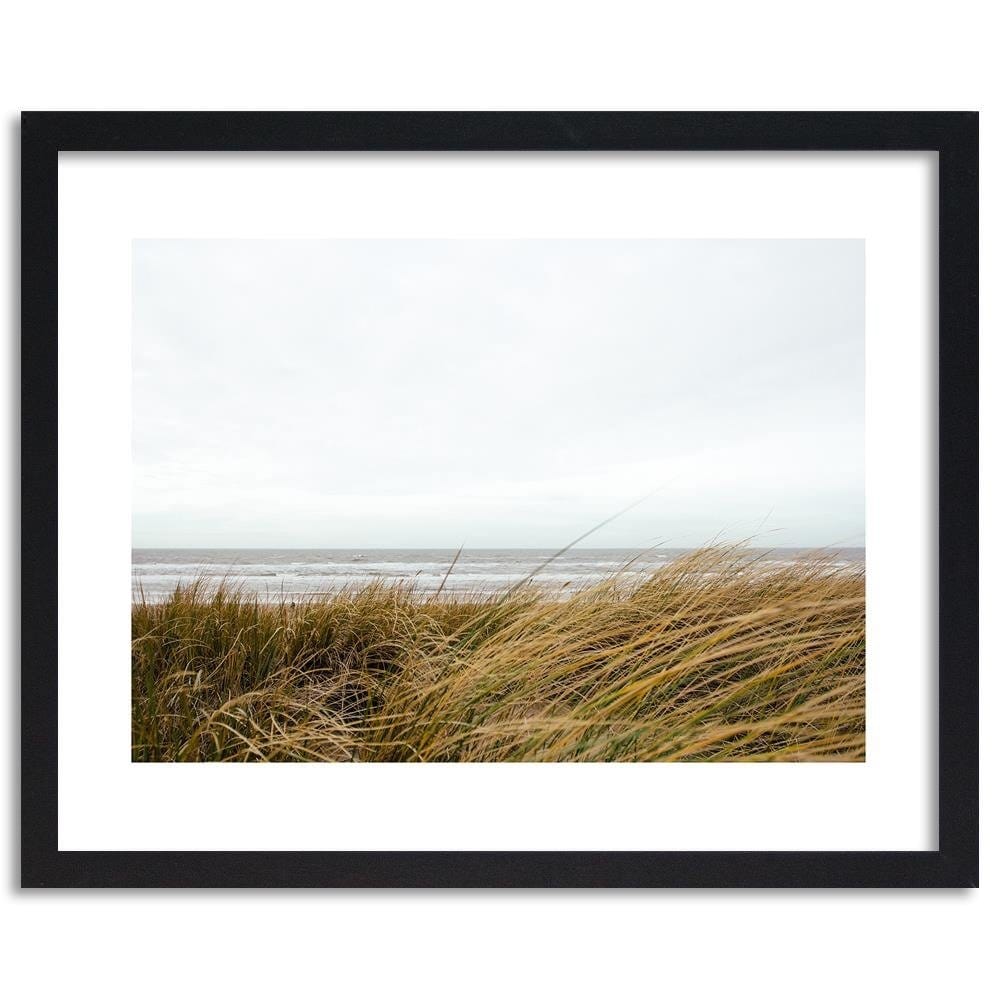 Glezna melnā rāmī - Grass In The Sea Home Trends
