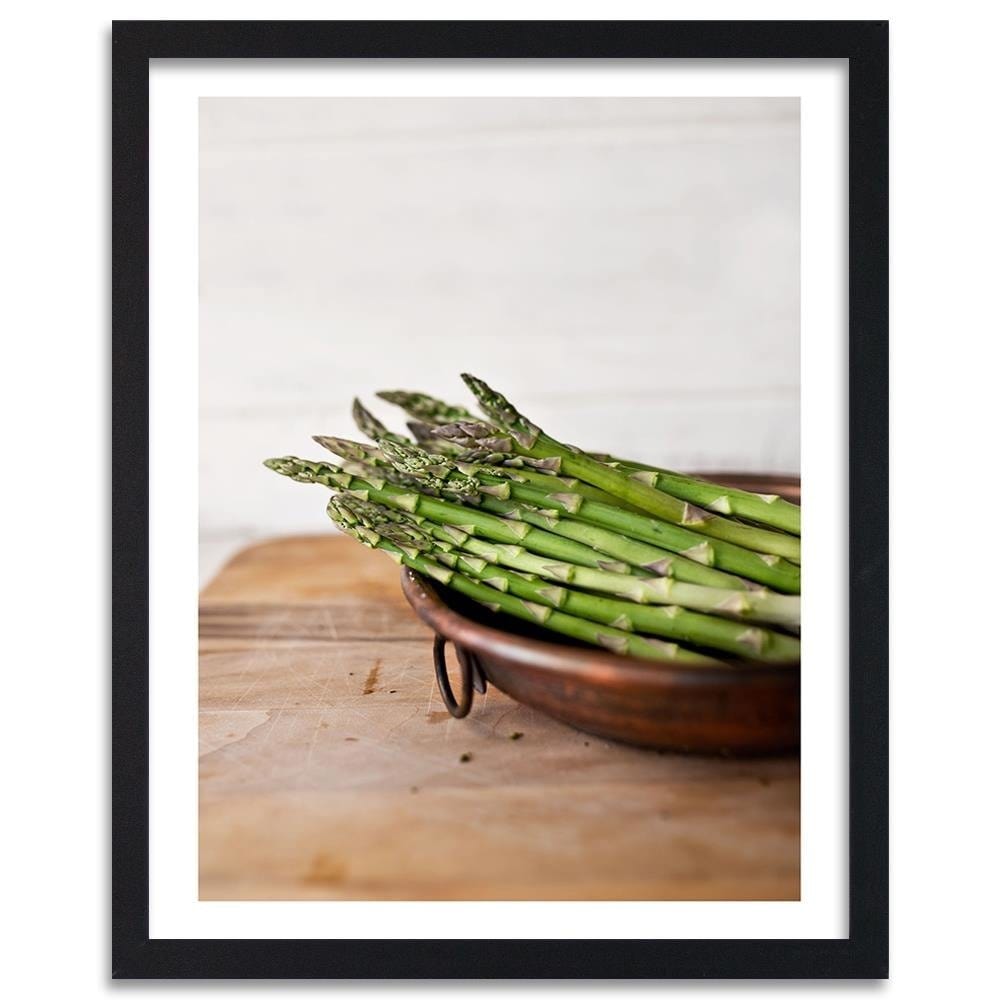 Glezna melnā rāmī - Green Asparagus Home Trends