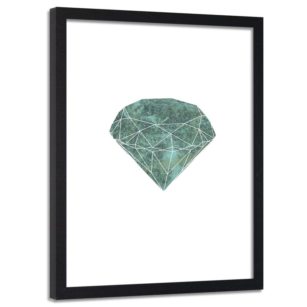 Glezna melnā rāmī - Green Diamond Home Trends