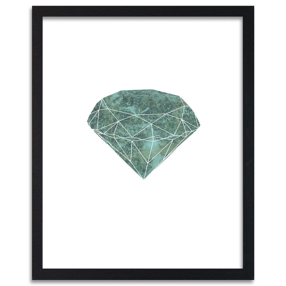 Glezna melnā rāmī - Green Diamond Home Trends