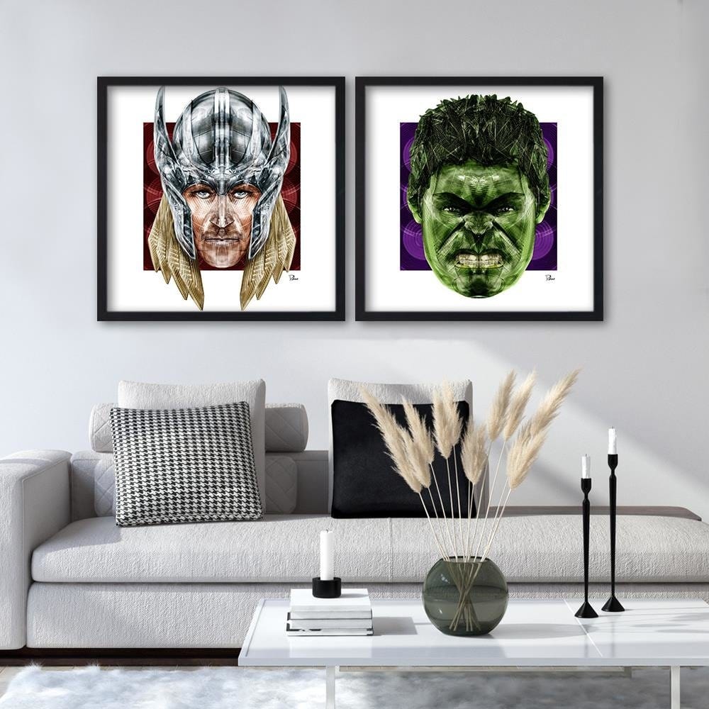 Glezna melnā rāmī - Green Giant Home Trends