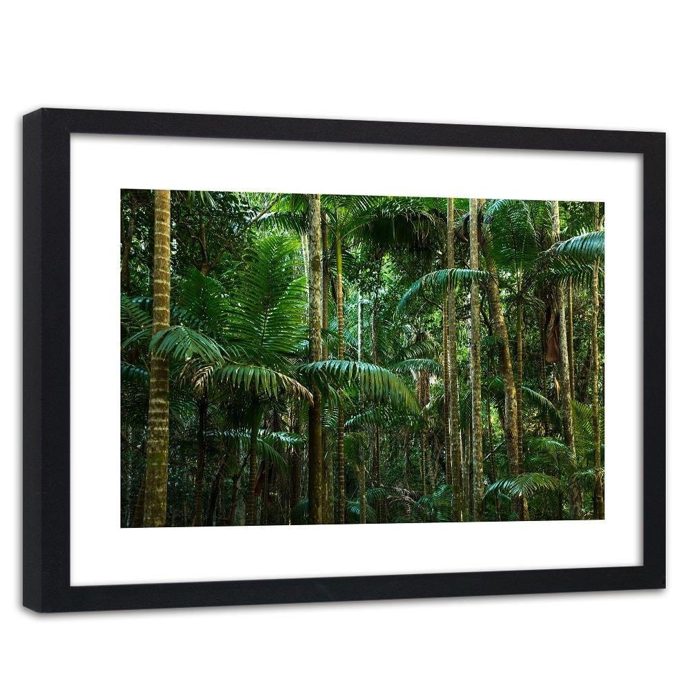 Glezna melnā rāmī - Green Palms Home Trends