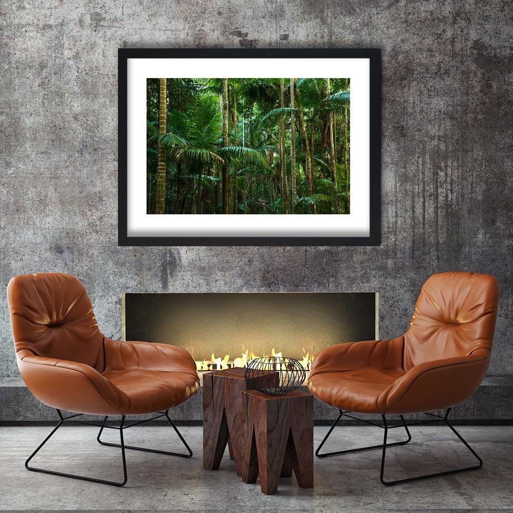 Glezna melnā rāmī - Green Palms Home Trends