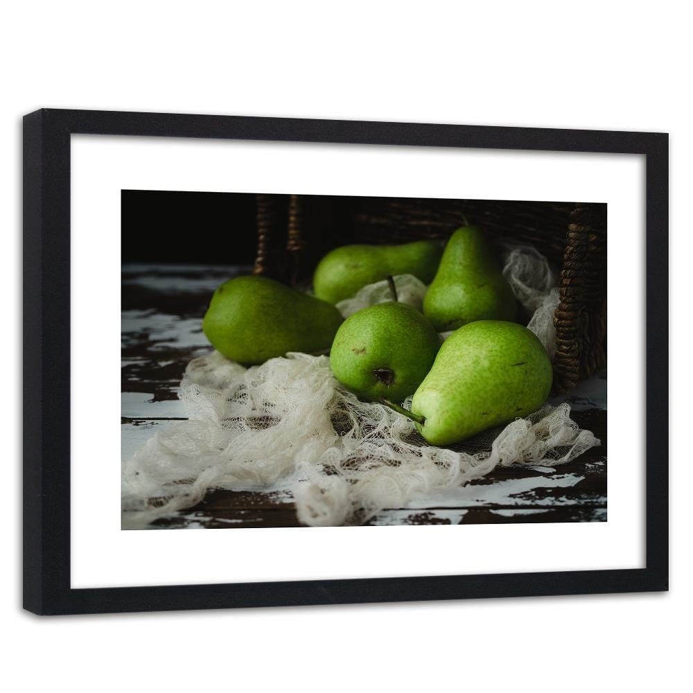 Glezna melnā rāmī - Green Pears Home Trends