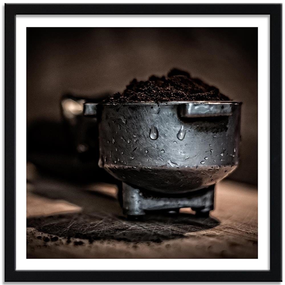 Glezna melnā rāmī - Ground Coffee Home Trends