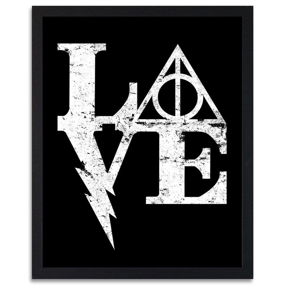 Glezna melnā rāmī - Harry Love Image Black And White Home Trends
