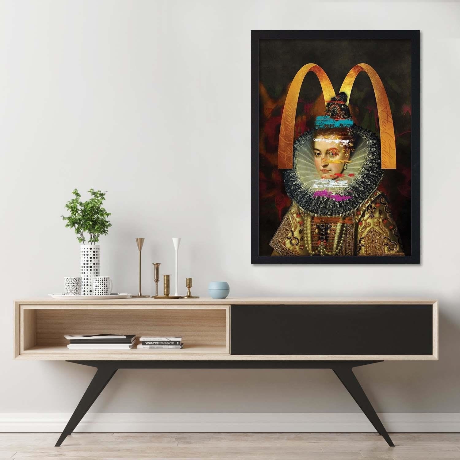 Glezna melnā rāmī - Haute Couture Home Trends