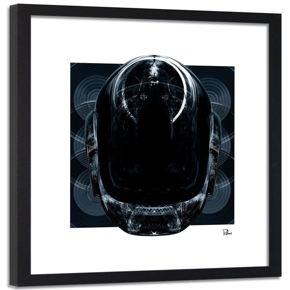Glezna melnā rāmī - Helmet Electro Home Trends